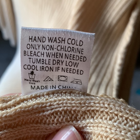 Sweet Lemon cream colored Duster Sweater - Picture 6 of 8